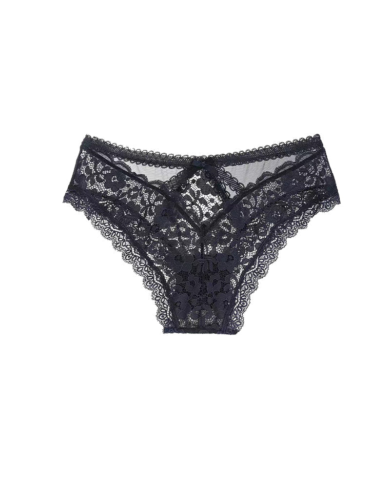 5 Sets Summer lace low waist mesh breathable women's panties