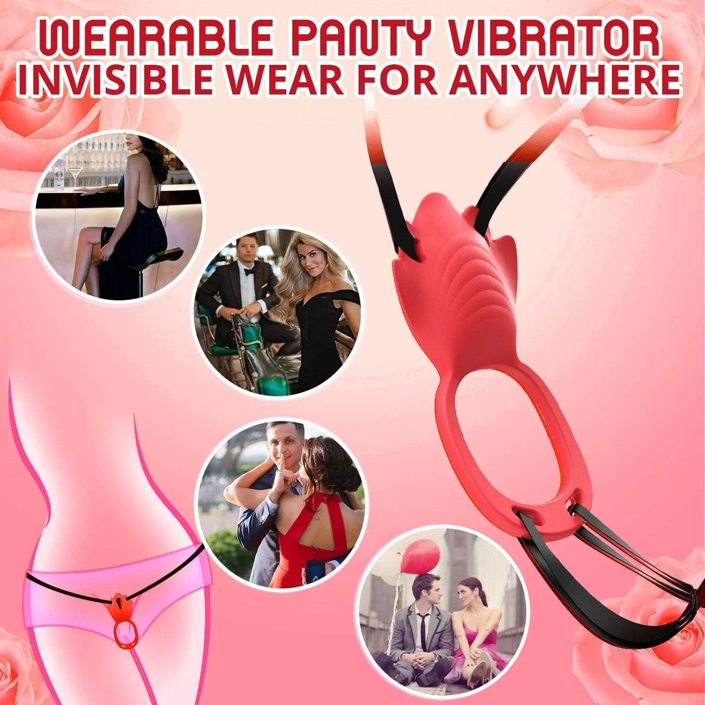 💥 2025 Limited 70% ️OFF 💦 PulzePair Suptruck™ Wearable Vibrator X9 📱 Pulse Panty Global Control & 9 Modes