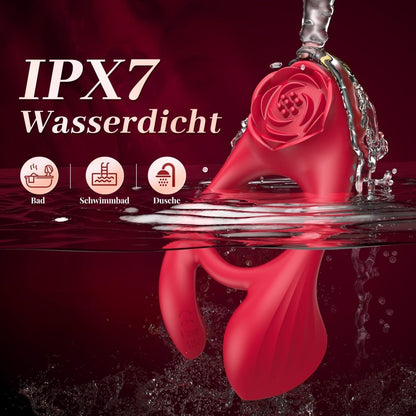 💥2025 New Vibrating Cock Ring🎁-🌹Rose Clitoral Stimulator✨