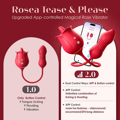 💥 2025 Limited 70% OFF 💦 ROSEA Tease & Please Suptruck Vibrator