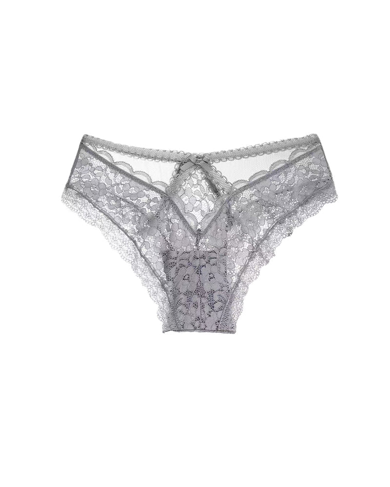 5 Sets Summer lace low waist mesh breathable women's panties