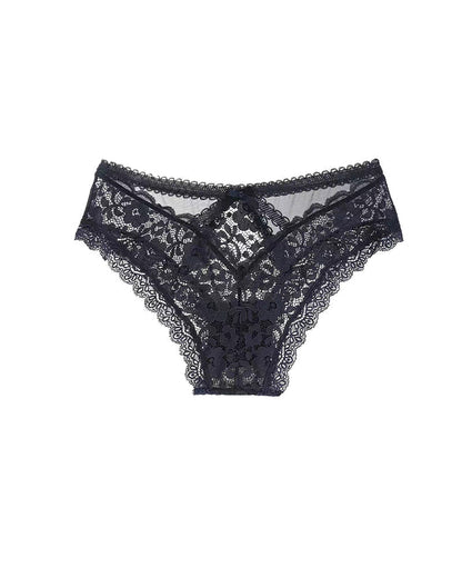 5 Sets Summer lace low waist mesh breathable women's panties