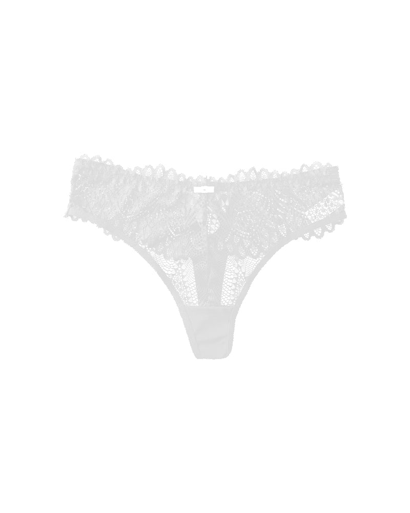 2 Sets Transparent Hollow Cross Lace Lace Thong