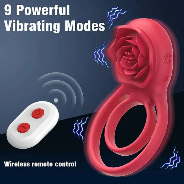💥 2025 Limited 70% OFF 💦 ROSELINK Suptruck Kiwinet® 3 in 1 Dual Ring Rose Vibrator