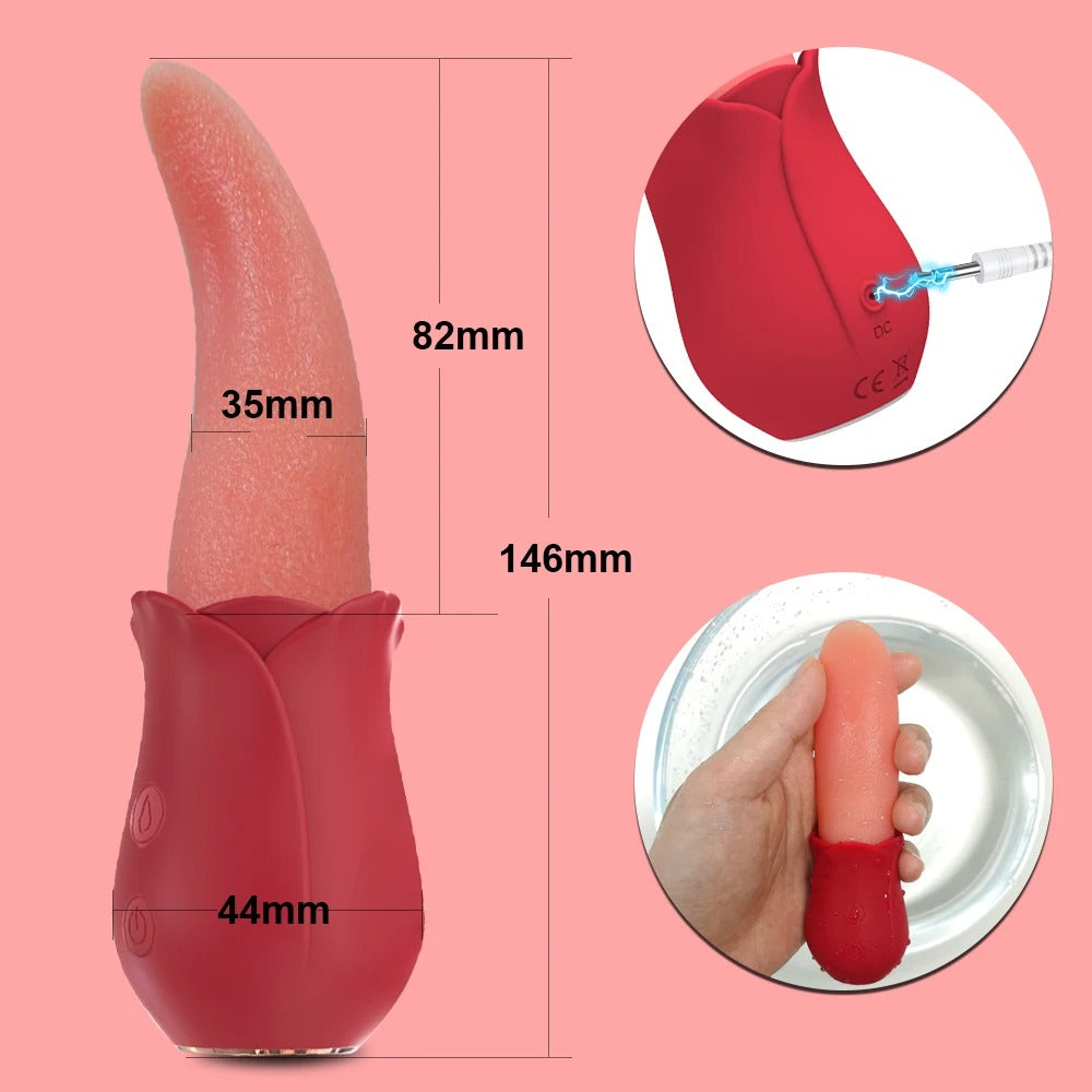 💥2025 New RNipple Vagina -Powerful Tongue Licking Vibrator