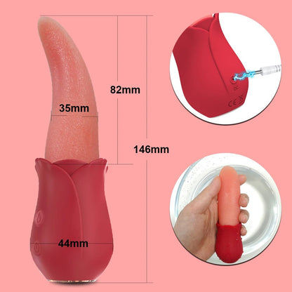 💥2025 New RNipple Vagina -Powerful Tongue Licking Vibrator