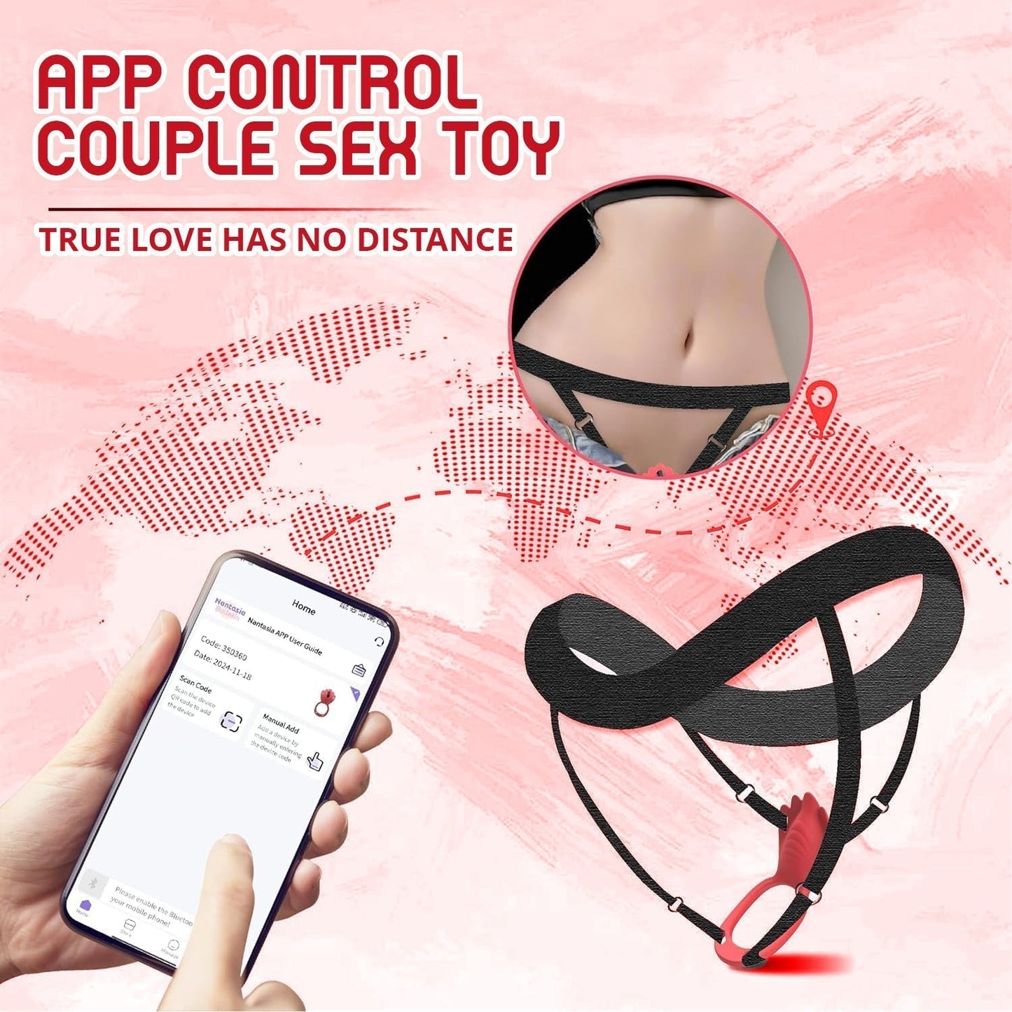 💥 2025 Limited 70% ️OFF 💦 PulzePair Suptruck™ Wearable Vibrator X9 📱 Pulse Panty Global Control & 9 Modes