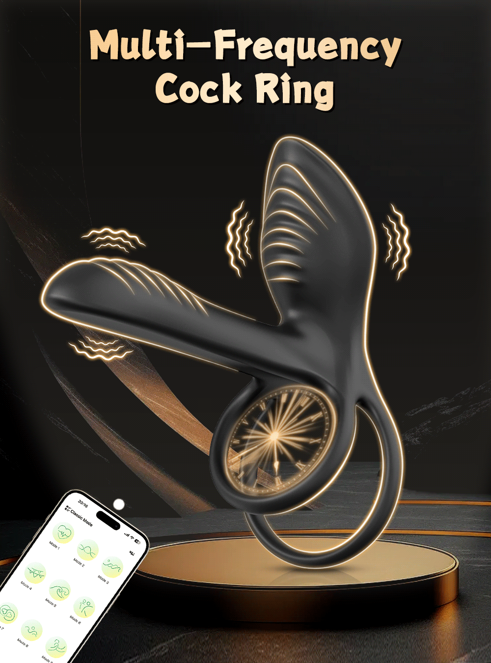💥2025 Black Rose Ring-FLORAX 15° Curve Boost & Bloom Cock Ring-4 in 1 Couple Toy Penis Ring