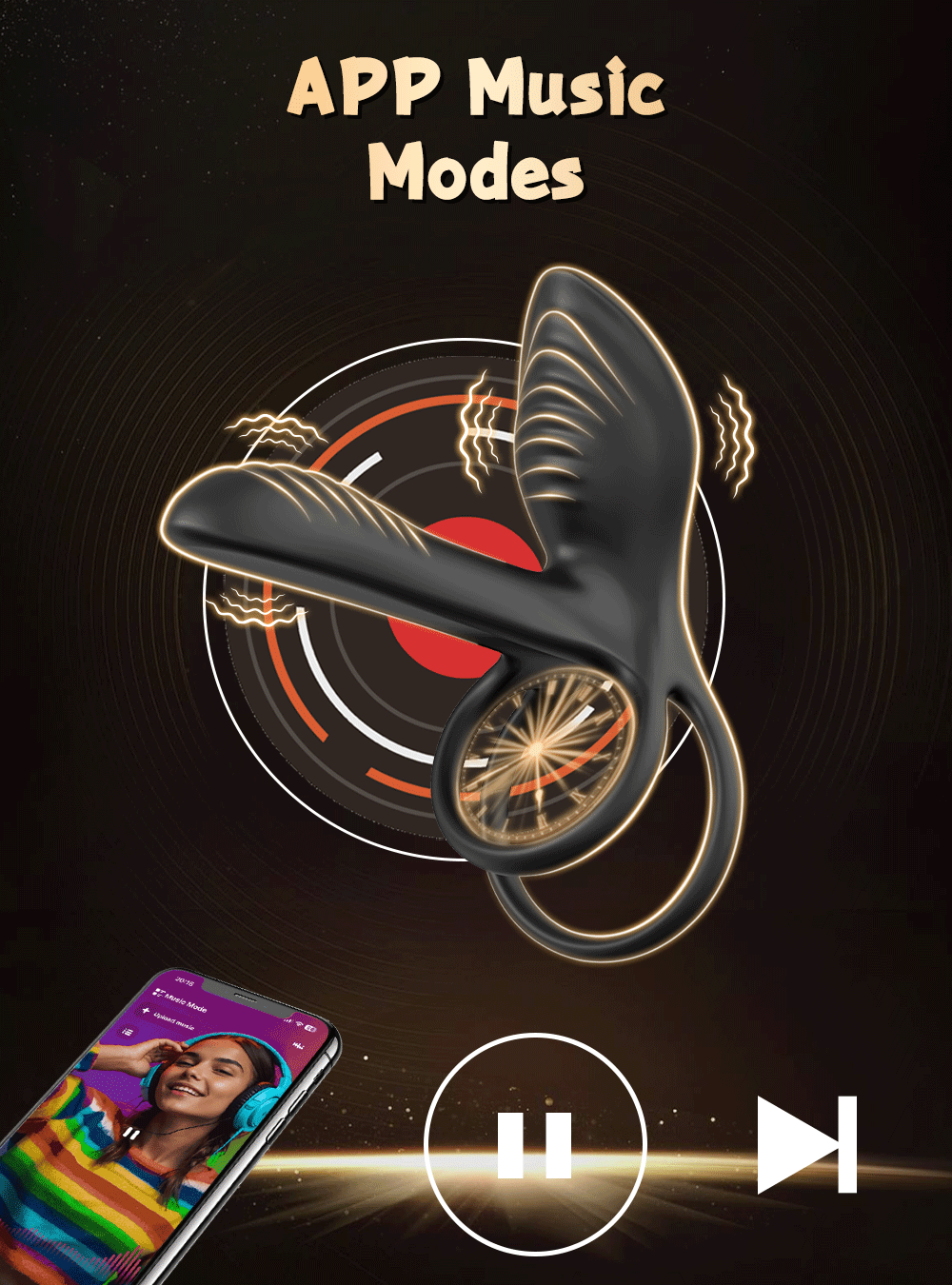 💥2025 Black Rose Ring-FLORAX 15° Curve Boost & Bloom Cock Ring-4 in 1 Couple Toy Penis Ring