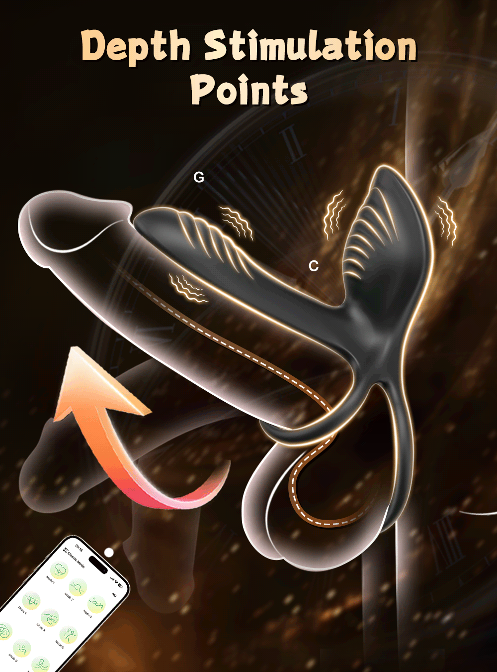 💥2025 Black Rose Ring-FLORAX 15° Curve Boost & Bloom Cock Ring-4 in 1 Couple Toy Penis Ring